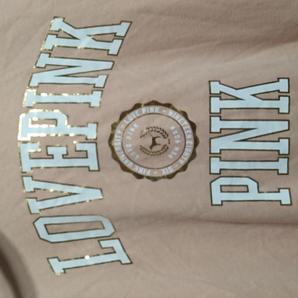 NWOT PINK Victoria's Secret Hoodie😍 Sz.S Oversized to A M/L (X-50 CRATE) - Picture 2 of 8